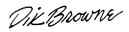 Signature de Dik Browne